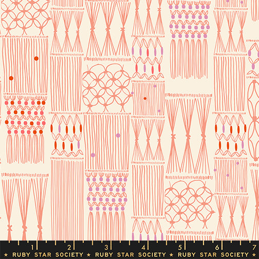 Ruby Star Society Moda Fabrics Calathea Wall Hanging Melon RS5185 12