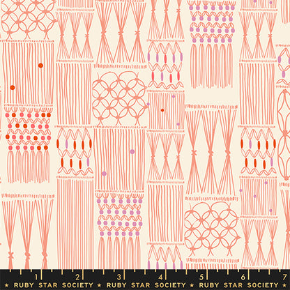 Ruby Star Society Moda Fabrics Calathea Wall Hanging Melon RS5185 12