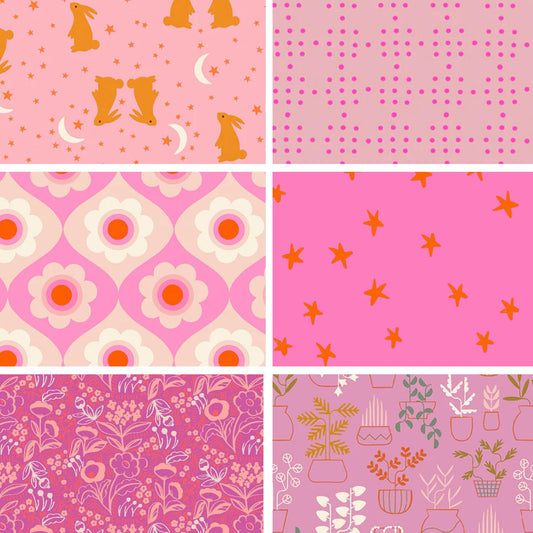 Ruby Star Society Moda Fabrics Cotton and Steel Fat Quarter Bundle