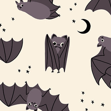 Ruby Star Society Moda Fabrics Freaky Familiars Fat Bats RS5194 11 Natural