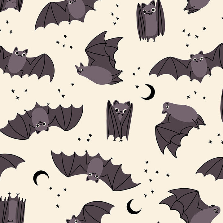 Ruby Star Society Moda Fabrics Freaky Familiars Fat Bats RS5194 11 Natural