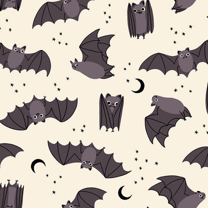 Ruby Star Society Moda Fabrics Freaky Familiars Fat Bats RS5194 11 Natural