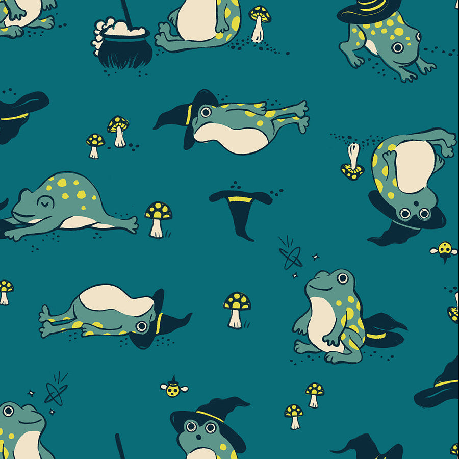 Ruby Star Society Moda Fabrics Freaky Familiars Frogmiliars RS5192 13 Storytime