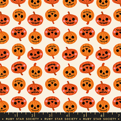 Ruby Star Society Moda Fabrics Freaky Familiars Pumpkin Patch RS5196 11 Orange