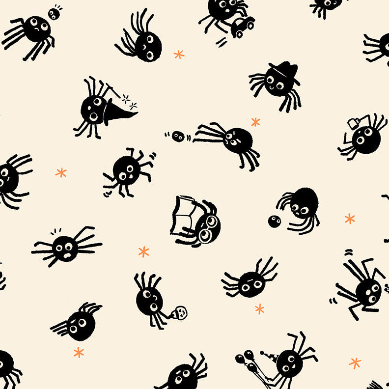 Ruby Star Society Moda Fabrics Freaky Familiars Spider Sense RS5191 11 Natural