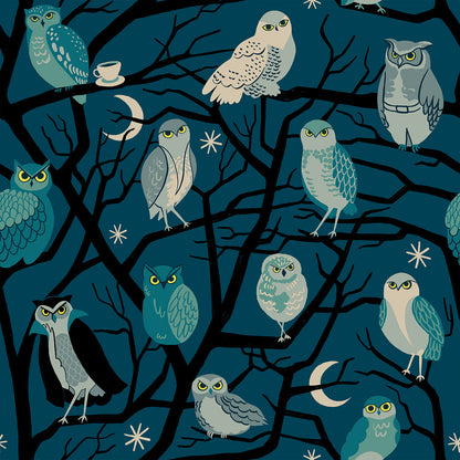 Ruby Star Society Moda Fabrics Freaky Familiars Who Cooks For You RS5190 12 Galaxy