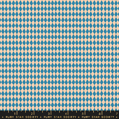 Ruby Star Society Moda Fabrics Geometry Harlequin RS5176 13 Chambray