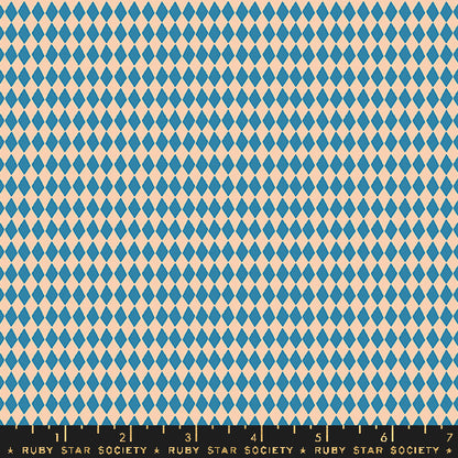 Ruby Star Society Moda Fabrics Geometry Harlequin RS5176 13 Chambray