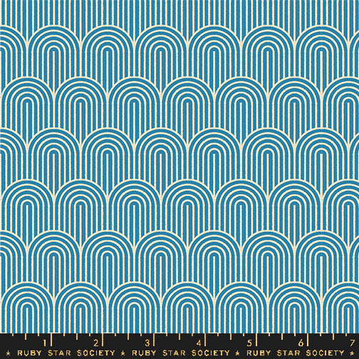 Ruby Star Society Moda Fabrics Geometry Hump Day RS5174 13 Chambray