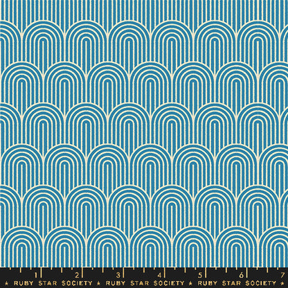 Ruby Star Society Moda Fabrics Geometry Hump Day RS5174 13 Chambray