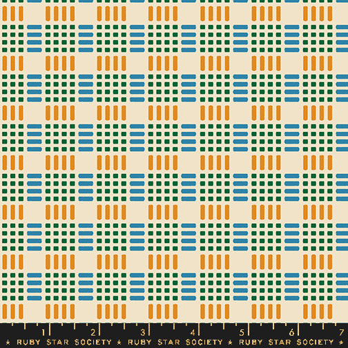 Ruby Star Society Moda Fabrics Geometry Parallel RS5173 12 Jade