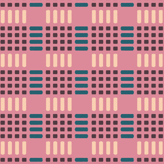 Ruby Star Society Moda Fabrics Geometry Parallel RS5173 14 Plum