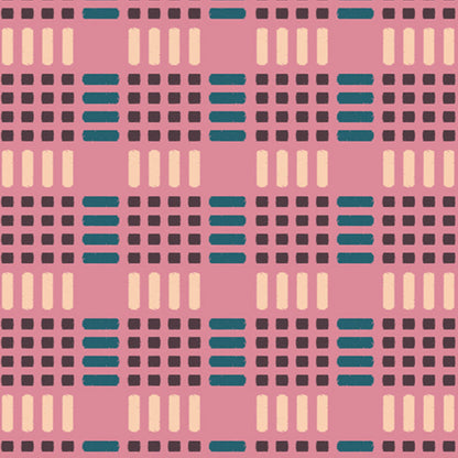 Ruby Star Society Moda Fabrics Geometry Parallel RS5173 14 Plum