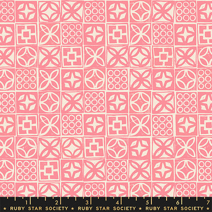 Ruby Star Society Moda Fabrics Poolside Too Architectual Blocks RS5201 11 Sorbet