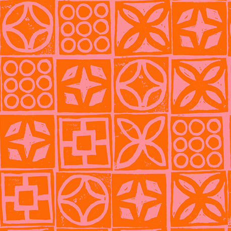 Ruby Star Society Moda Fabrics Poolside Too Architectural Blocks RS5201 13 Goldfish