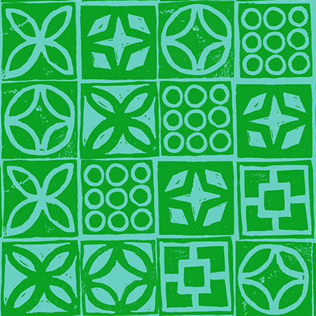 Ruby Star Society Moda Fabrics Poolside Too Architectural Blocks RS5201 15 Verdant