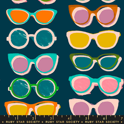 Ruby Star Society Moda Fabrics Poolside Too Poolside Shade RS5200 15 Peacock