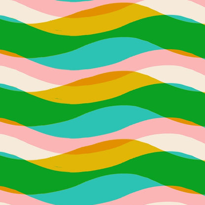 Ruby Star Society Moda Fabrics Poolside Too Poolside Waves RS5198 11 Tropic