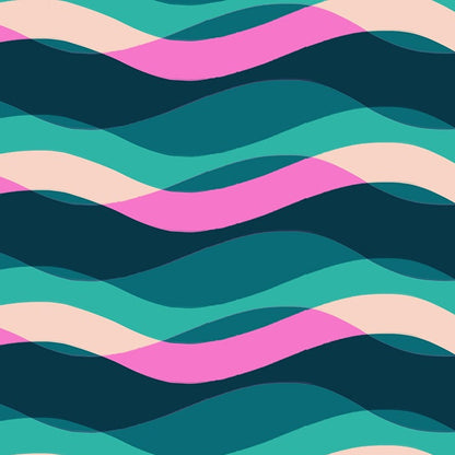Ruby Star Society Moda Fabrics Poolside Too Poolside Waves RS5198 15 Peacock