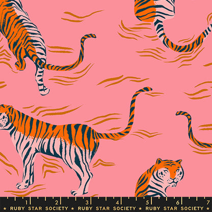 Ruby Star Society Moda Fabrics Poolside Too Tigress RS5203 12 Sorbet