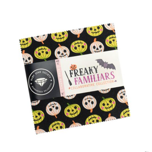 Ruby Star Society Moda Fabrics Ruby Star Society Freaky Familiars 5" Charm Pack RS5190PP