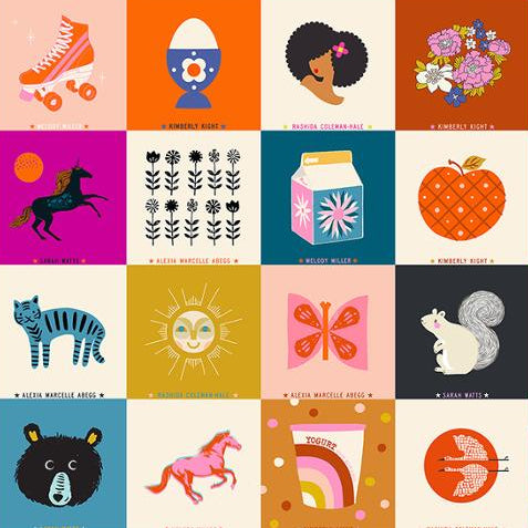 Ruby Star Society Moda Fabrics Ten Years of Magic Panel RS5521 11 