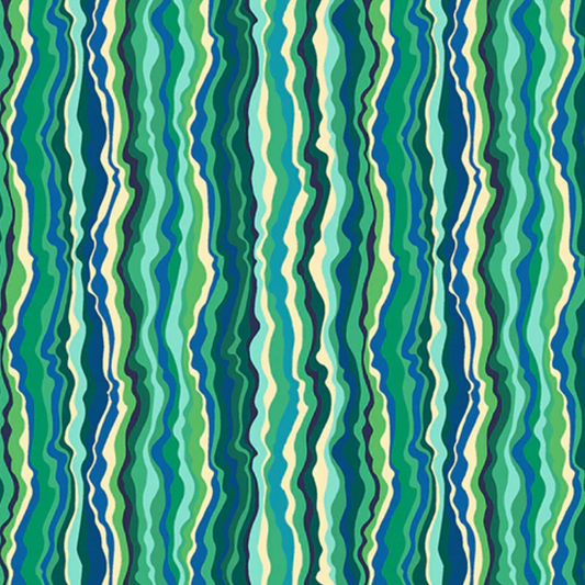 Sally Kelly Windham Fabrics Botanica Shimmer Jade 54018-10