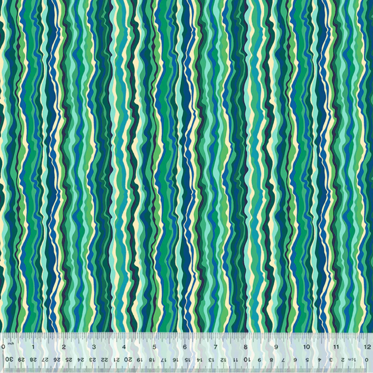 Sally Kelly Windham Fabrics Botanica Shimmer Jade 54018-10