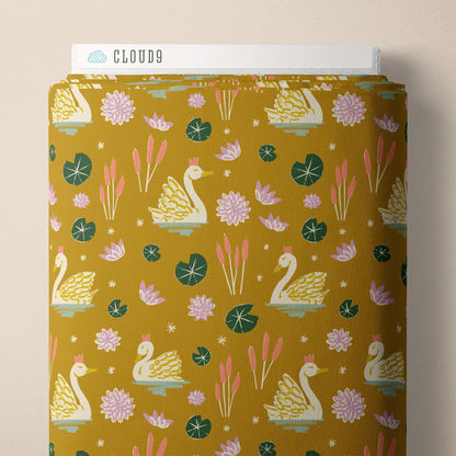 Samantha Johnson Cloud9 Fabrics Floral Frenzy Swan Lake 227676