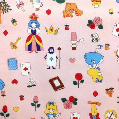 Saori Oguchi Alice in Wonderland Kawaii Kei Fabric Japanese Import SAORI-003C-C