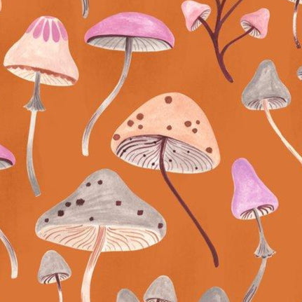 Sarah Knight Dashwood_Studio_Maple_Woods_Mushrooms_Orange_MAPLE_2218
