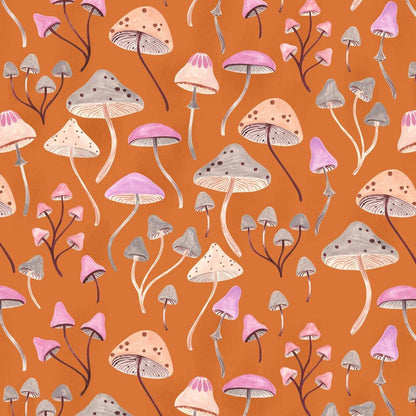 Sarah Knight Dashwood_Studio_Maple_Woods_Mushrooms_Orange_MAPLE_2218