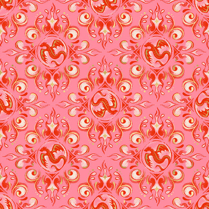 Sarah Watts Moda Fabrics Ruby Star Society Fireglow Emblem RS2136 12M Metallic Dark Ruby