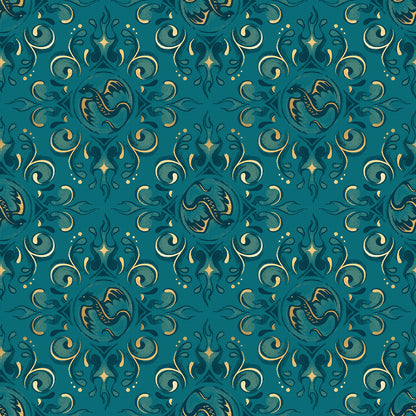 Sarah Watts Moda Fabrics Ruby Star Society Fireglow Emblem RS2136 14M Metallic Galaxy