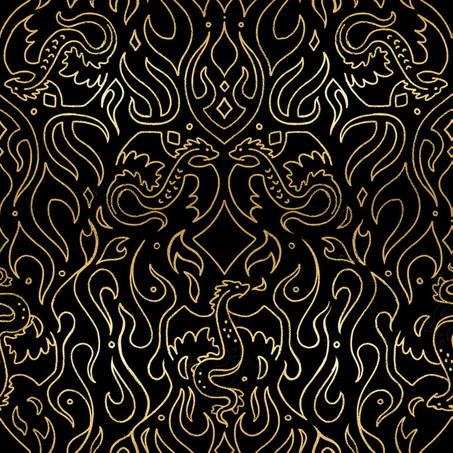 Sarah Watts Moda Fabrics Ruby Star Society Fireglow Scribe RS2137 15M Metallic Black