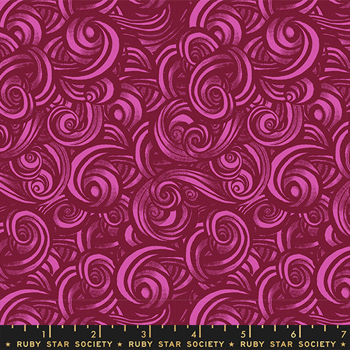 Sarah Watts Moda Fabrics Ruby Star Society Fireglow Smoke RS2135 14 Rose
