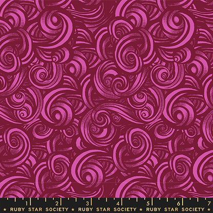 Sarah Watts Moda Fabrics Ruby Star Society Fireglow Smoke RS2135 14 Rose