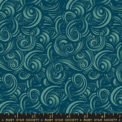 Sarah Watts Moda Fabrics Ruby Star Society Fireglow Smoke RS2135 15 Watercress