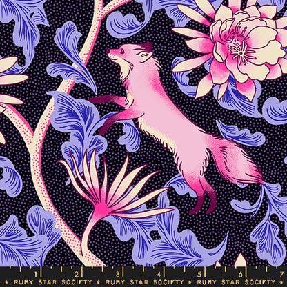 Sarah Watts Ruby Star Society Moda Fabrics Glow Garden Fox Bloom RS2112