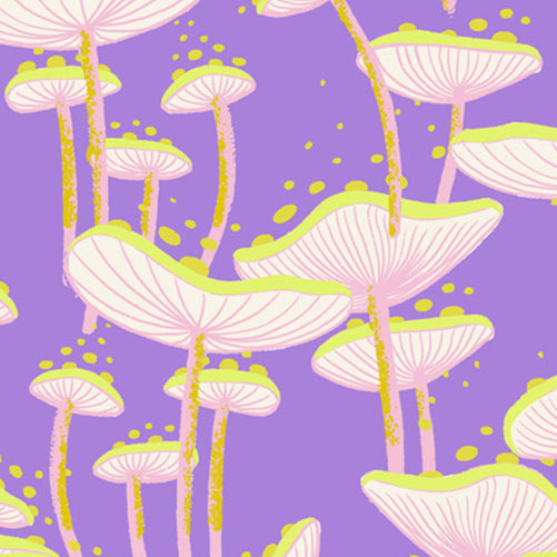 Sarah Watts Ruby Star Society Moda Fabrics Glow Garden Fungi RS2115 13 Amethyst
