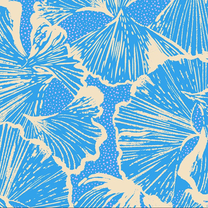 Sarah Watts Ruby Star Society Moda Fabrics Glow Garden Ginko RS2113 16 Lindley Blue