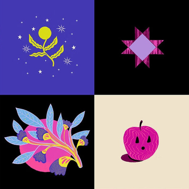 Sarah Watts Ruby Star Society Moda Fabrics Glow Garden Panel RS211111