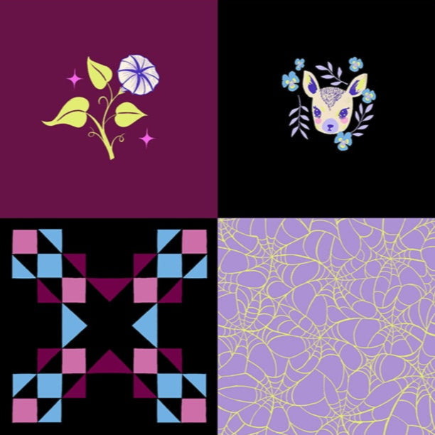 Sarah Watts Ruby Star Society Moda Fabrics Glow Garden Panel RS211111