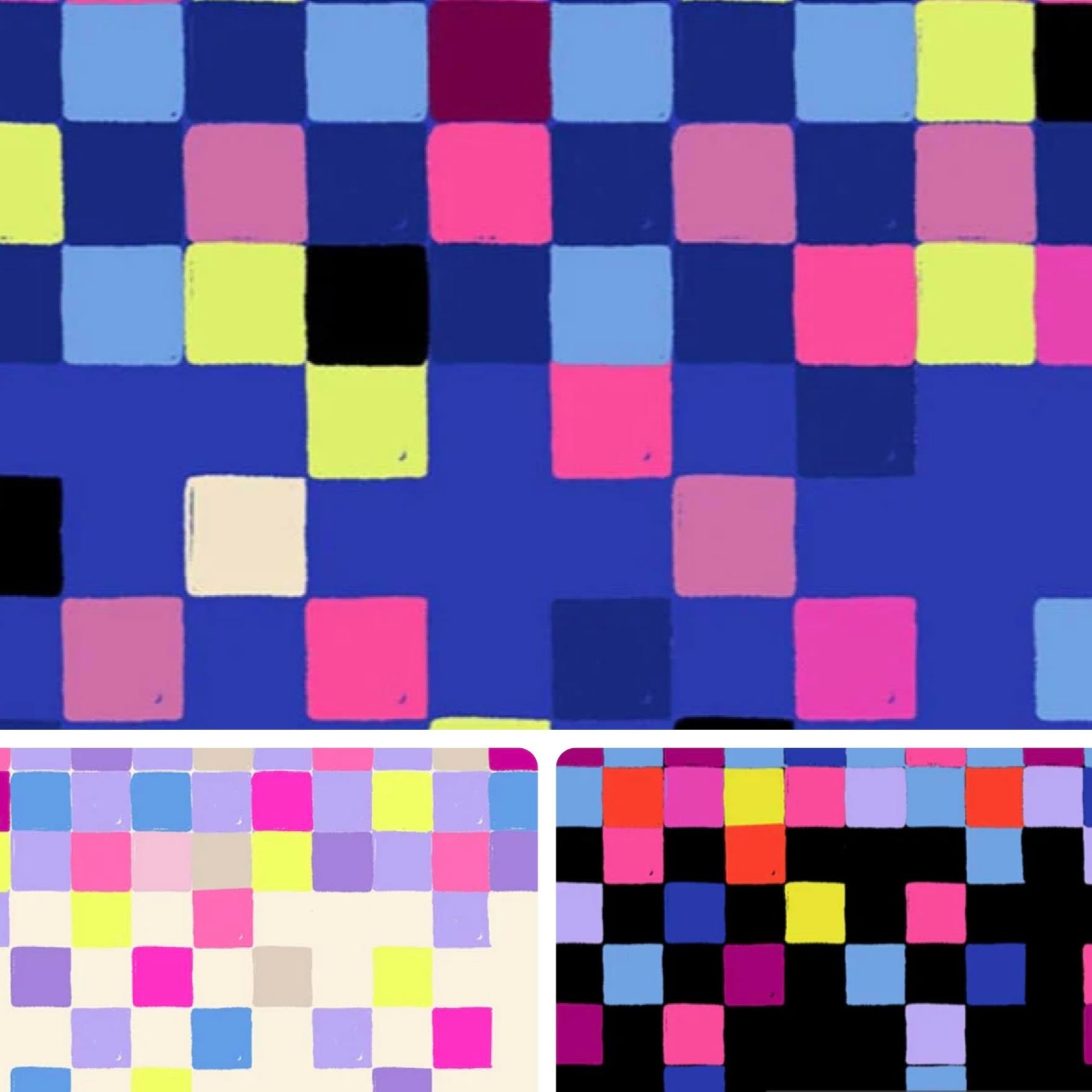 Sarah Watts Ruby Star Society Moda Fabrics Glow Garden Pixels RS2117