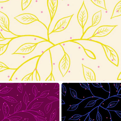 Sarah Watts Ruby Star Society Moda Fabrics Glow Garden Wandering Vine RS2118