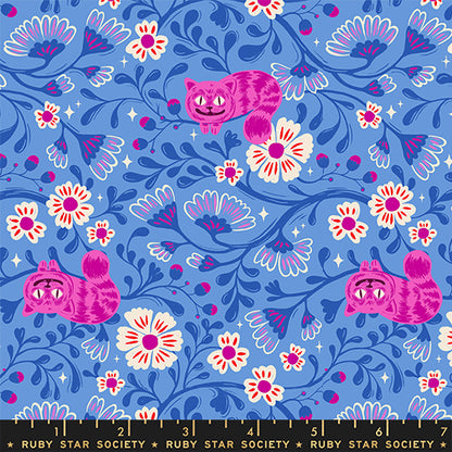 Sarah Watts Ruby Star Society Moda Fabrics Hello Alice Cheshire RS2123 13 Lindley Blue