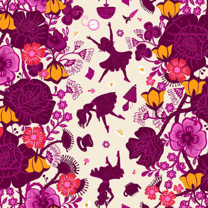 Sarah Watts Ruby Star Society Moda Fabrics Hello Alice Rabbit Hole RS2121 11 Natural