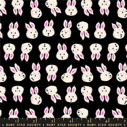Sarah_Watts_Ruby_Star_Society_Moda_Fabrics_Hello_Alice_Rushing Rabbit_RS2125 14 Black