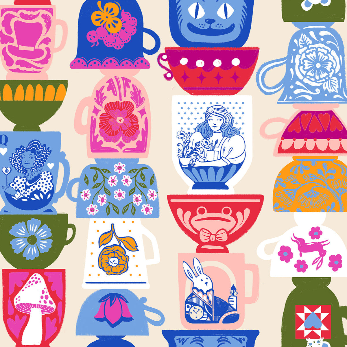 Sarah Watts Ruby Star Society Moda Fabrics Hello Alice Tea Party RS2122 11 Shell