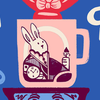  Sarah Watts Ruby Star Society Moda Fabrics Hello Alice Tea Party RS2122 12 Blue Ribbon